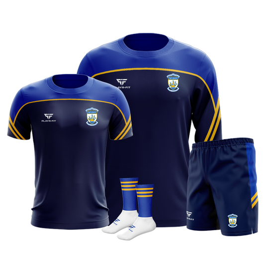 Man O War Momentum Pack (Crewneck Momentum, T-Shirt Momentum, Leisure Shorts Momentum, Mid Socks Momentum) - Kids
