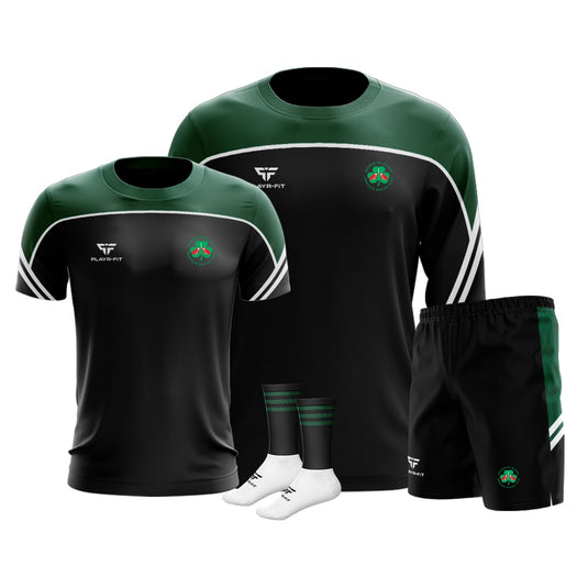 Mourne All Blacks ABC Momentum Pack (Crewneck Momentum, T-Shirt Momentum, Leisure Shorts Momentum, Mid Socks Momentum) - Adults