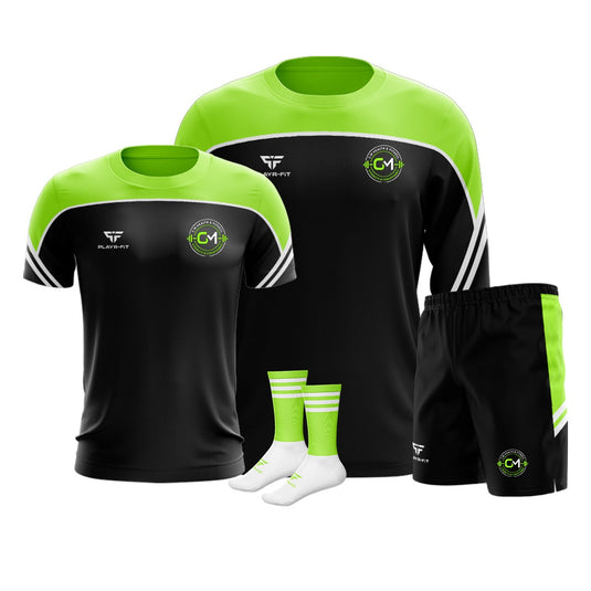 CM Health & Fitness Momentum Pack (Crew Neck Momentum, T-Shirt Momentum, Leisure Shorts, Mid Socks Momentum) - Kids