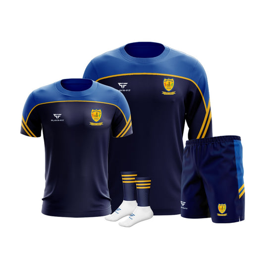 Kilkerley Emmets Momentum Pack (Navy) (Crewneck Momentum, T-Shirt Momentum, Leisure Shorts Momentum, Mid Socks Momentum) - Adults