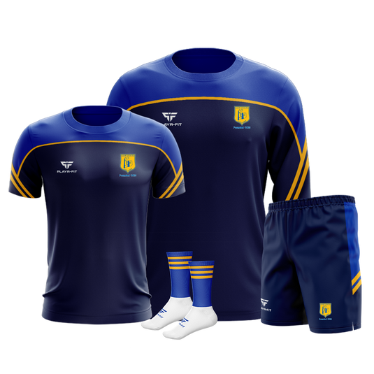 St Colmcille Swords Momentum Pack (Crewneck Momentum, T-Shirt Momentum, Leisure Shorts Momentum, Socks Momentum) - Adults