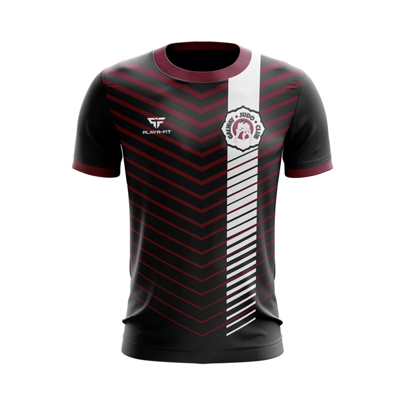 Load image into Gallery viewer, Galway Judo Club Jersey B04 (Black/Maroon) Kids
