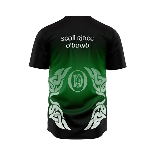 Scoil Rince O Dowd Sublimated Baseball Shirt (with buttons) - Adults