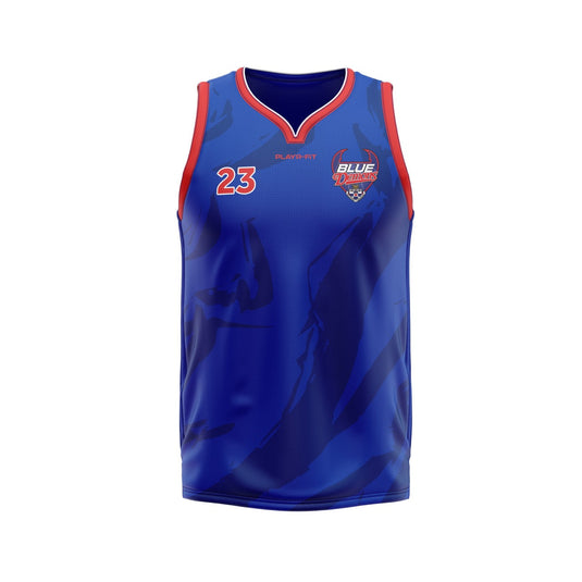 Blue Demons Basketball Vest Home (Blue) - Kids