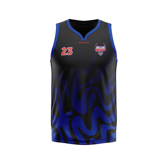 Blue Demons Basketball Vest Away (Black) - Kids