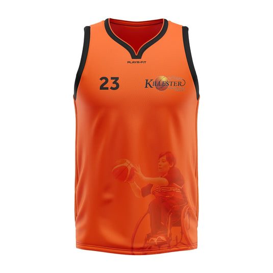 Killester Wheelchair Basketball Basketball Vest (Orange) - Kids