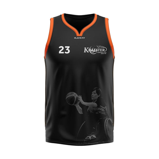 Killester Wheelchair Basketball Basketball Vest (Black) - Adults