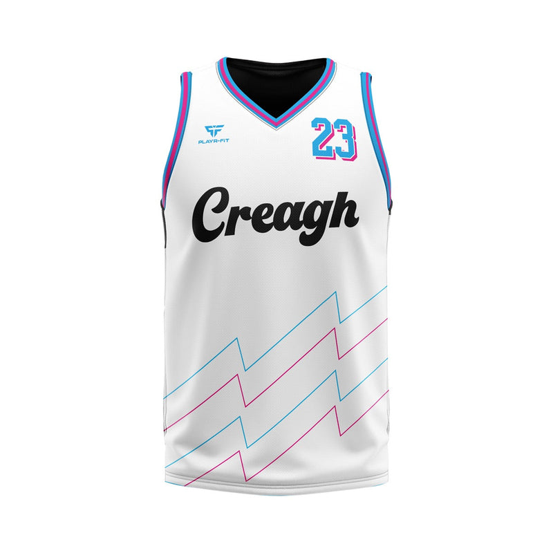 Load image into Gallery viewer, Creagh College Students Reversible Basketball Vest Black/White - Kids
