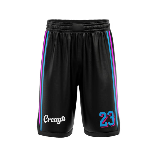 Creagh College Students Basketball Shorts Black - Kids