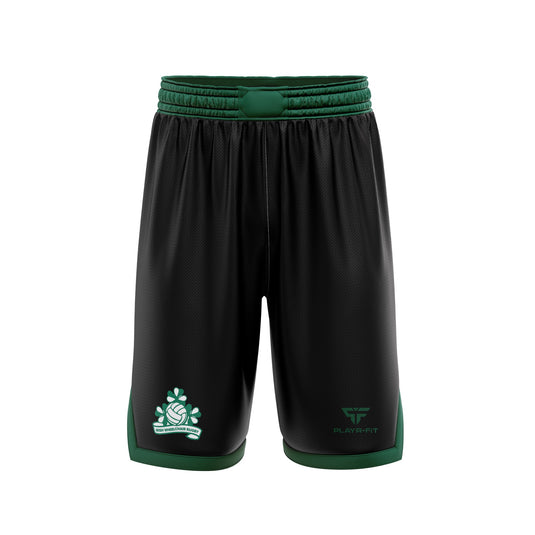 Irish Wheelchair Rugby Basketball Shorts (Black) - Adults