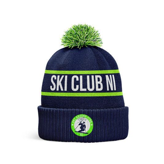 Ski Racing Club NI Bobble Hat - Kids - Age 8 and Under
