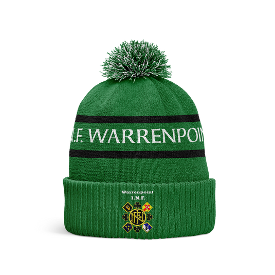 INF Warrenpoint Bobble Hat Green - Adults