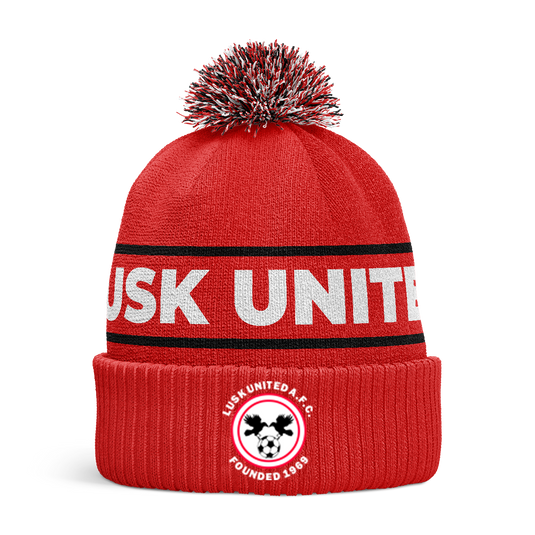 Lusk United Bobble Hat - Adults