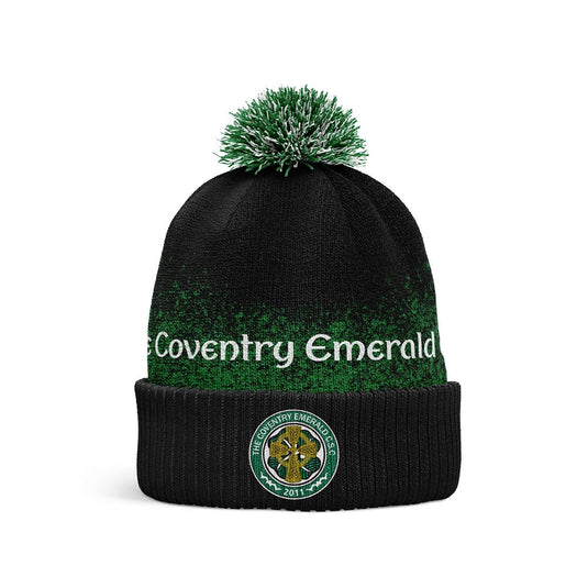 The Coventry Emerald CSC Bobble Hat (Black) - Adults