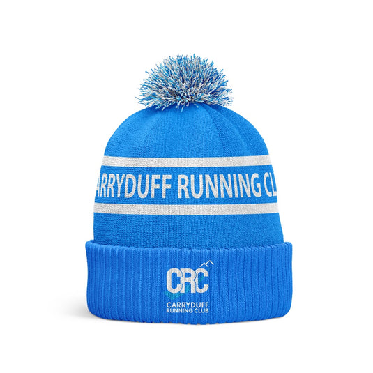 Carryduff Running Club Bobble Hat (Sky) - Adults