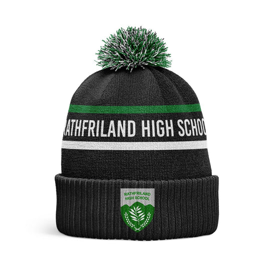 Rathfriland High School Students Bobble Hat Black - Adults