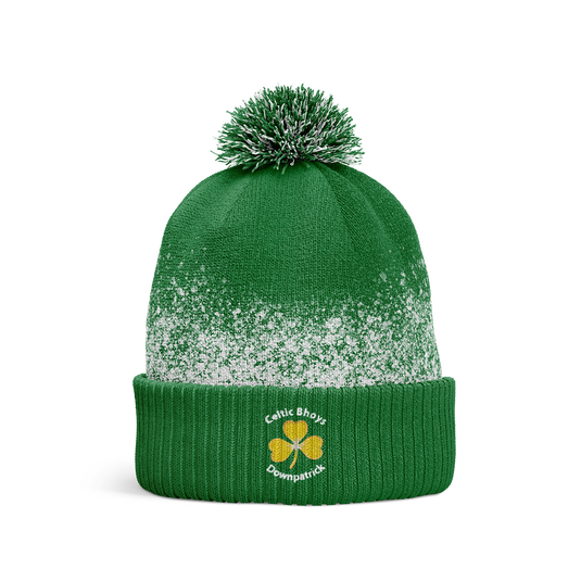 Celtic Bhoys Downpatrick Bobble Hat Green - Adults