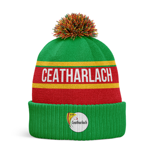 Carlow LGFA Bobble Hat - Kids - Age 8 and Under