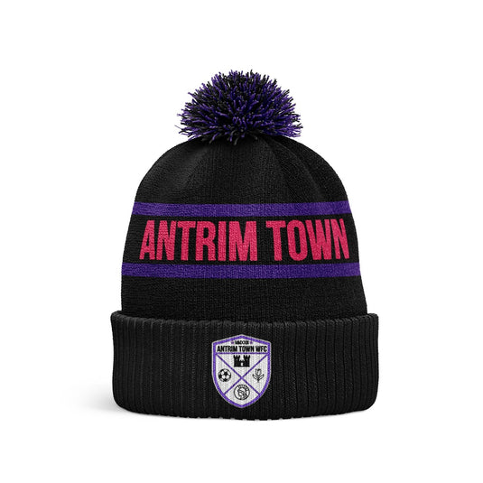 Antrim Town WFC Bobble Hat - Adults