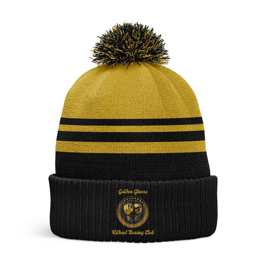 Golden Gloves Kilkeel Boxing Club Bobble Hat - Kids - Age 8 and Under