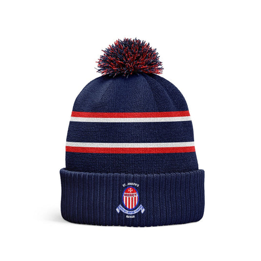 St Josephs Mercy Navan Bobble Hat Navy - Kids - Age 8 and Under