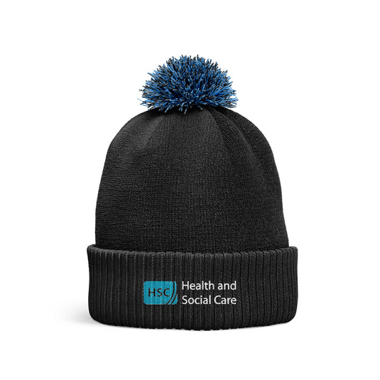 HSC Bobble Hat (Black) - Adults