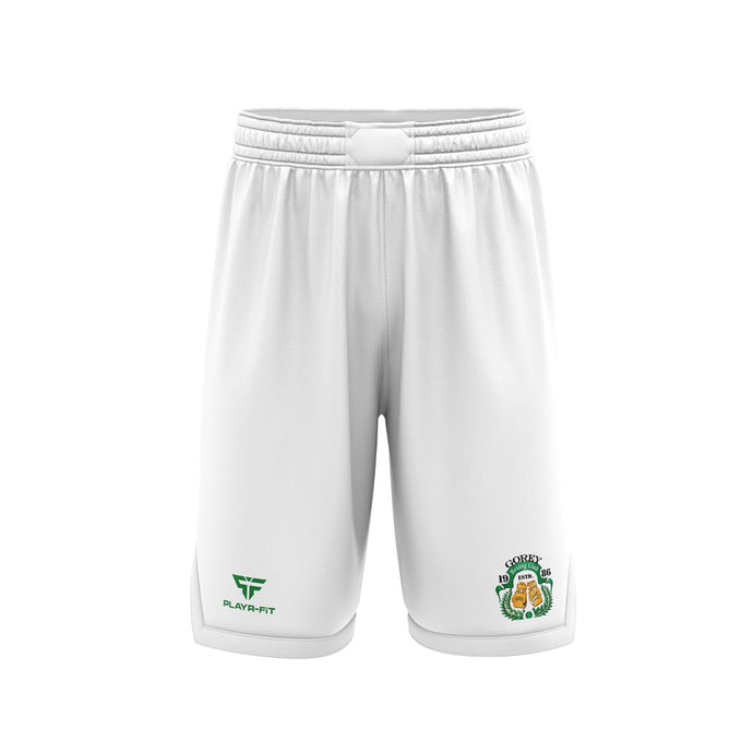 Gorey Boxing Club Boxing Shorts (White) - Kids