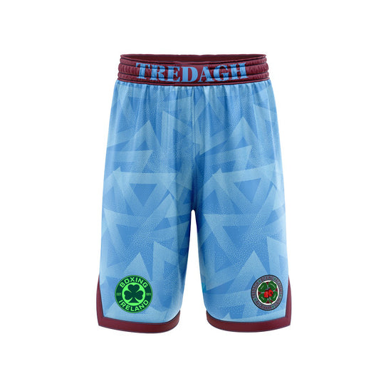 Tredagh Boxing Club Sublimated Boxing Shorts (Sky) - Adults