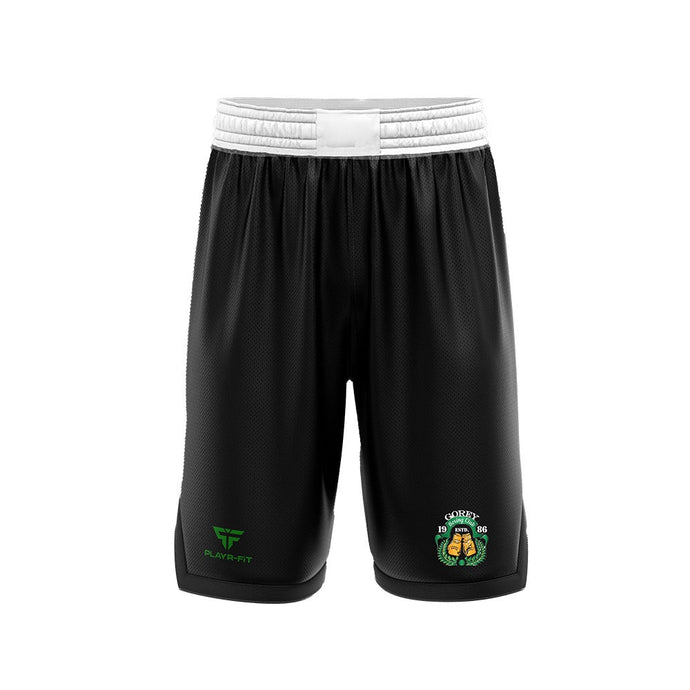 Gorey Boxing Club Boxing Shorts (Black) - Adults