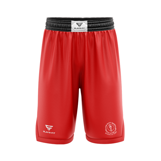 John McCoy ABC Boxing Shorts Red - Kids