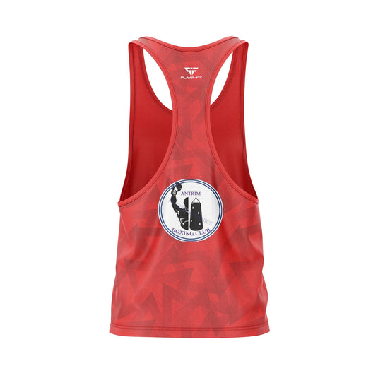 Antrim Boxing Club Vest (Red) - Kids