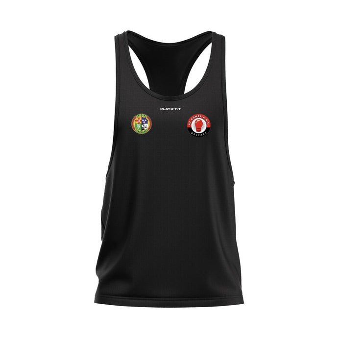 St Agnes Boxing Club Belfast Boxing Vest (Black) - Adults