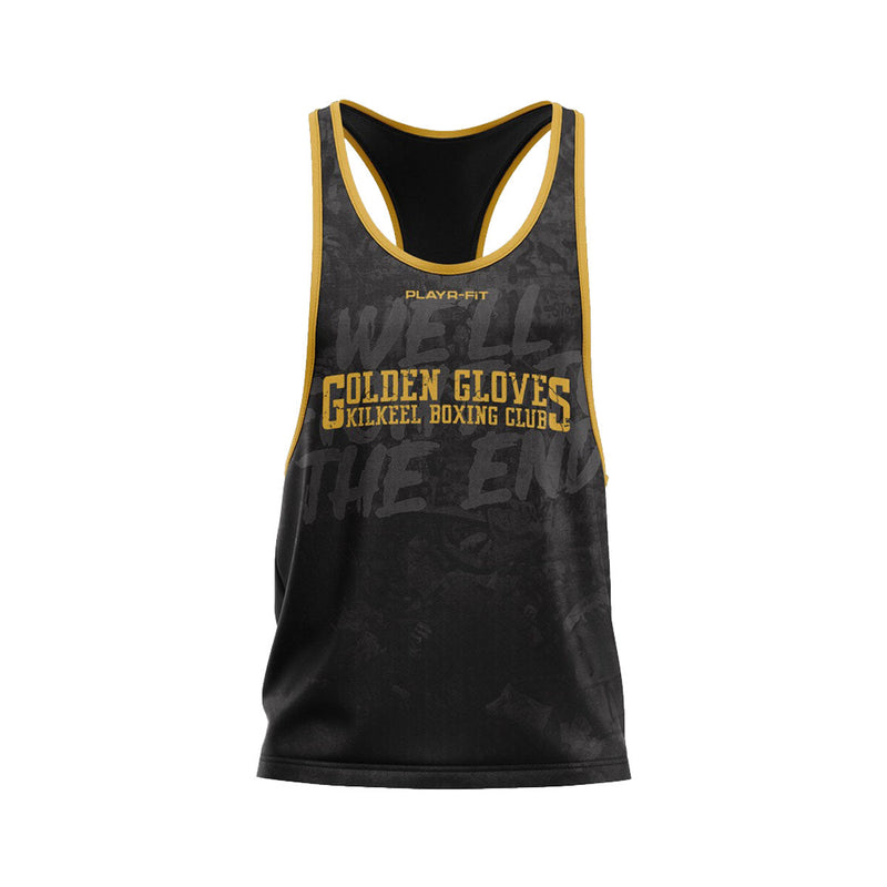 Load image into Gallery viewer, Golden Gloves Kilkeel Boxing Club Boxing Vest Graffiti - Adults

