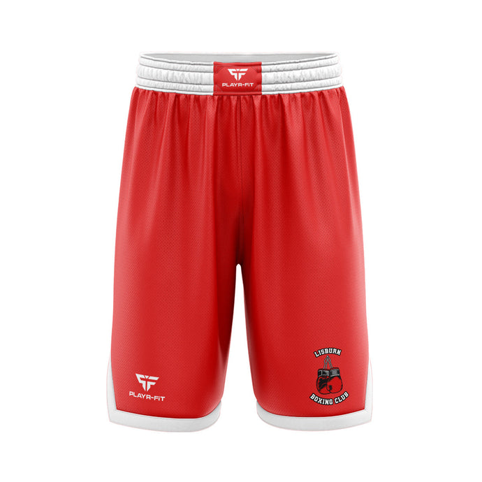 Lisburn Boxing Club Boxing Shorts (Red) - Kids