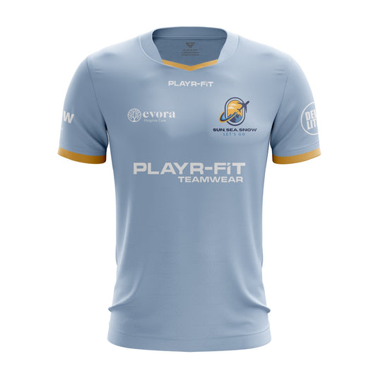 Playr-Fit Business 5s Jersey (Sun Sea Snow Lets Go) - Adults