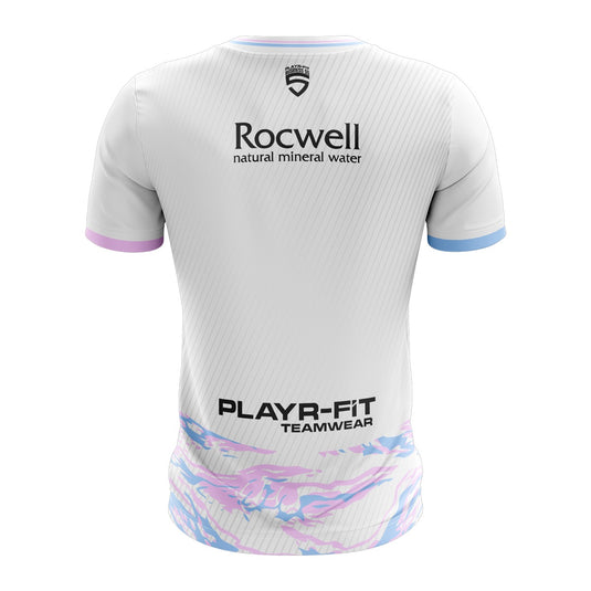 Playr-Fit Business 5s Jersey (Playr-Fit White) - Kids