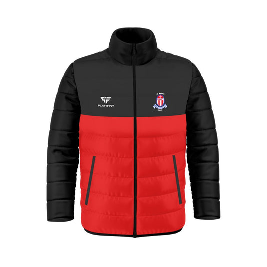 St Josephs Mercy Navan Padded Jacket Black/Red - Adults