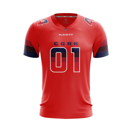 Cork Admirals Jersey Custom Training Jersey (Red) - Kids