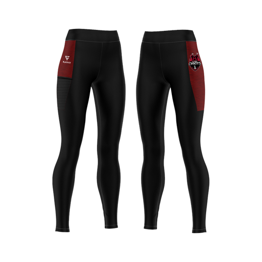 Cork Chiefs Tag Rugby High Waist Leggings - Adults