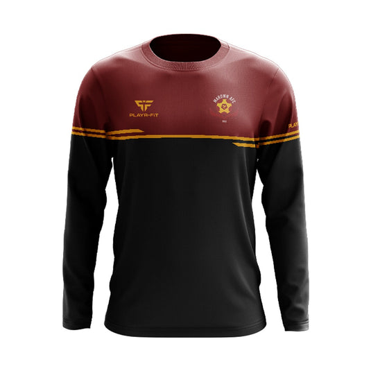 Marown AFC Crew Neck Courage (Black/Maroon/Yellow) - Kids