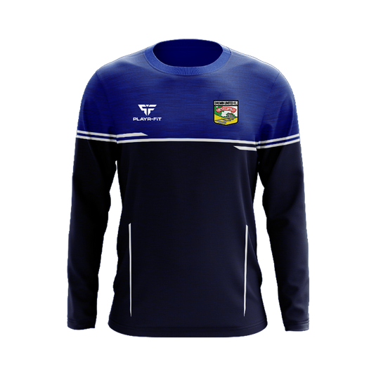 Dromin United FC Crew Neck Courage (Navy/Royal/White) - Adults