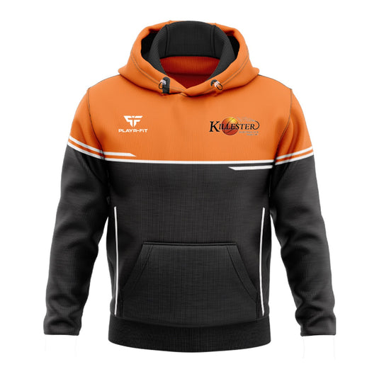Killester Wheelchair Basketball Hoodie Courage (Black/Orange/White) - Adults