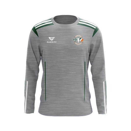 Monaghan CSC Crew Neck Adroit (Grey/Green) - Kids