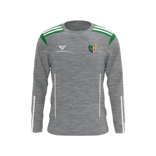 St Molaise Gaels Crew Neck Adroit (Grey/Green/White) - Kids