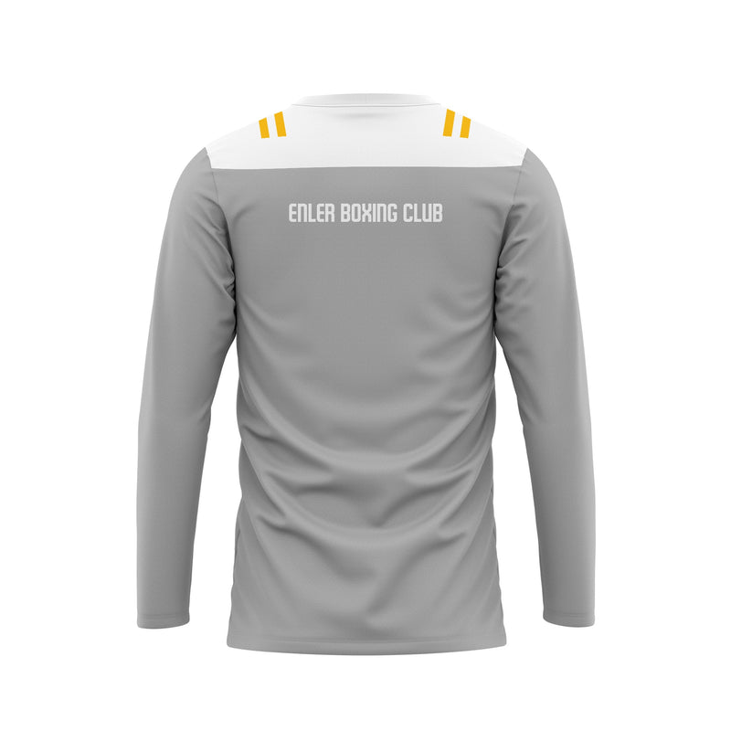 Load image into Gallery viewer, Enler Boxing Club Crew Neck Courage (Grey/Yellow) - Adults
