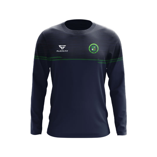 Elphin CC Students Crew Neck Courage (Navy/Green) - Adults