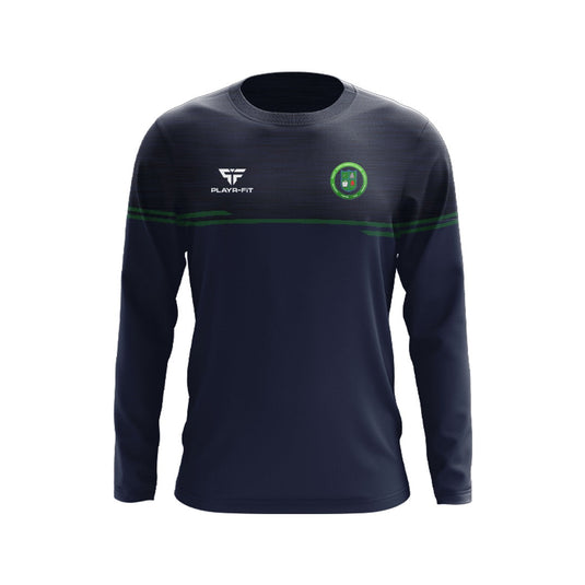Elphin CC Students Crew Neck Courage (Navy/Green) - Kids