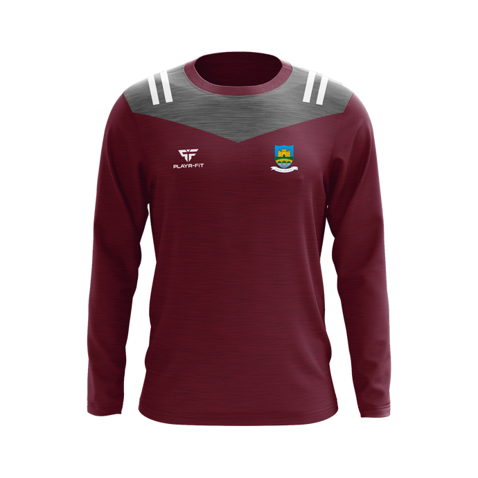 Davis College Students Crew Neck Tenacity (Maroon/Grey) - Kids