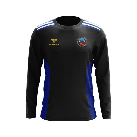 Dungannon Boxing Club Crew Neck Endure (Black/Blue/White) - Adults