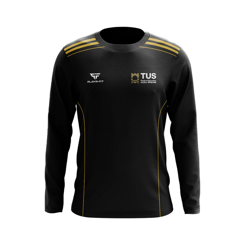 Load image into Gallery viewer, TUS Athlone PE Studies Crew Neck Endure (Black/Gold) - Kids
